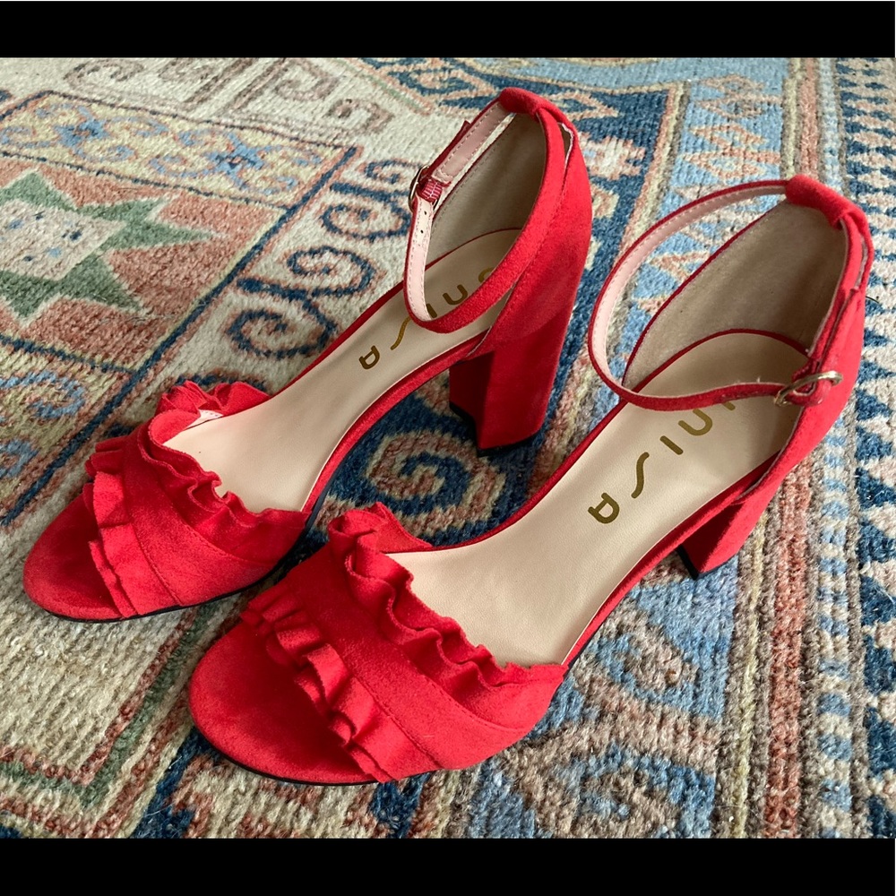 Unisa Women’s Red Suede Heels